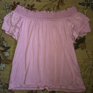 Off the shoulder shirt